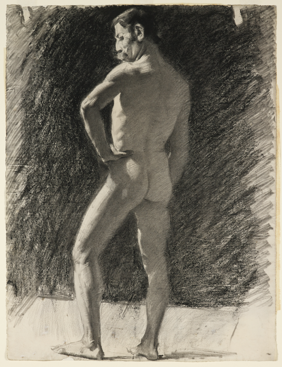 Life Drawing of a Male Nude